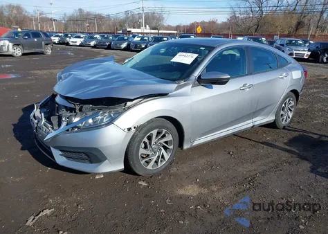 2018 Honda Civic Ex from USA, damaged, VIN 2HGFC2F73JH572065